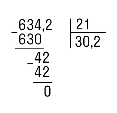 Пример дробного деления с колоннами, рисунок 3.
