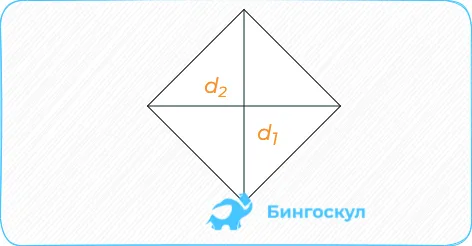 Если есть диагональ (полудиагональ) и сторона, то неизвестные данные вычисляются по теореме Пифагора.