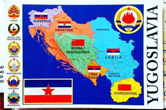 Югославия в том виде, в котором она существует сегодня.
