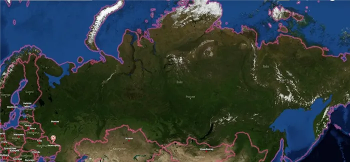 Белгород на карте России