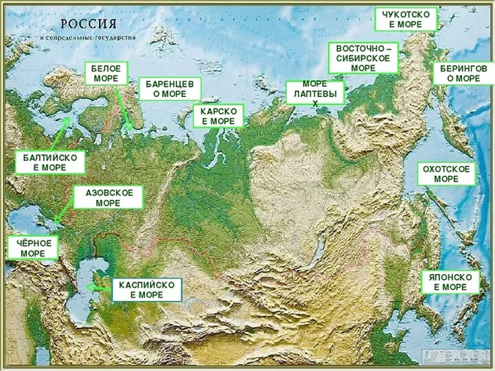 Русские моря.