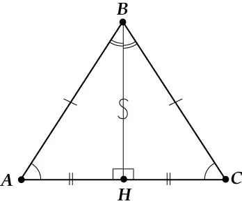 Точки в равнобедренных треугольниках