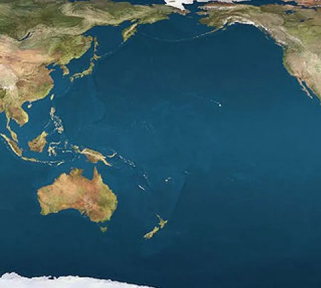 Самый большой океан в мире - Тихий океан