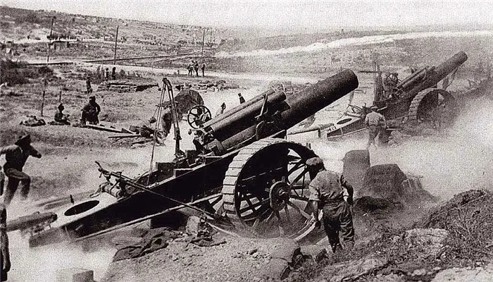 Тяжелая артиллерия Первой мировой войны