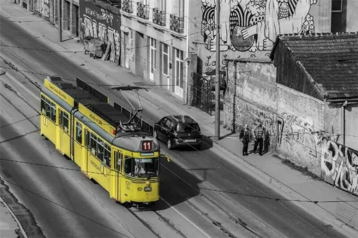 Белградский трамвай.