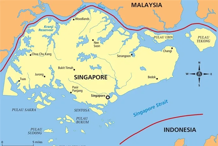 Где находится Сингапур?