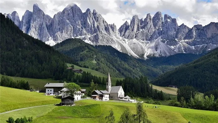 Итальянские горы.