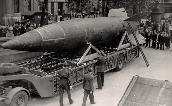 Первая в мире баллистическая ракета V-2 была создана в Третьем рейхе