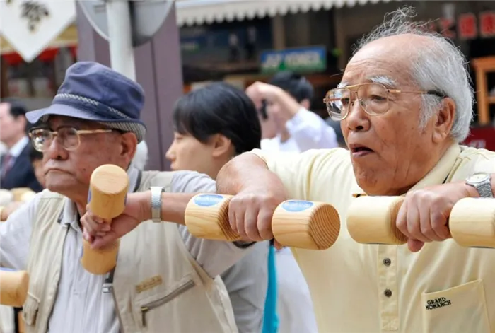 Пожилое население Японии
