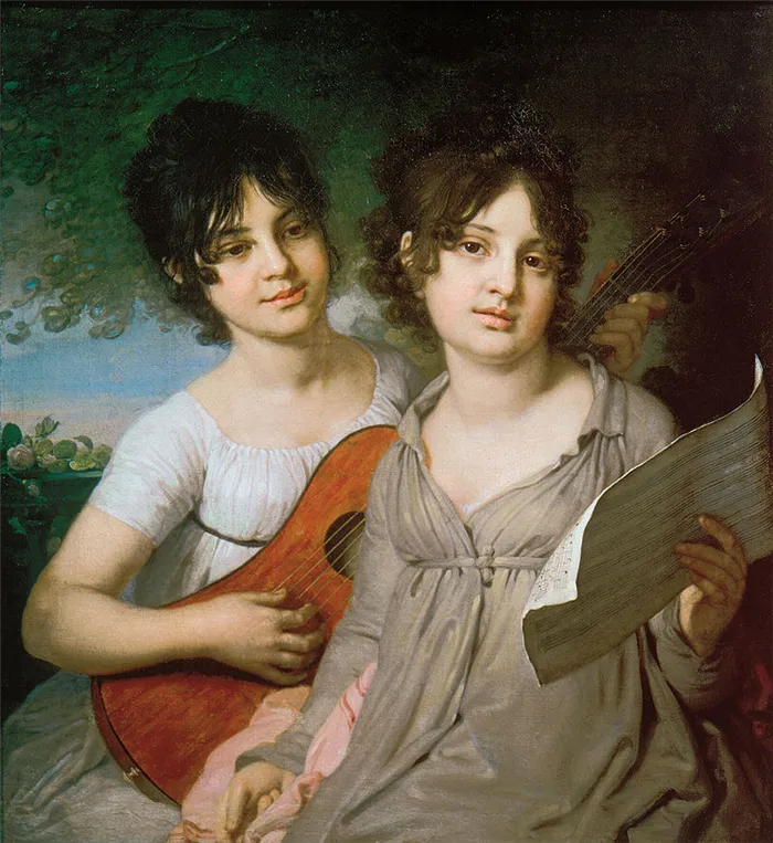 Портрет А.Г. и В.Г. Гагариных. 1802