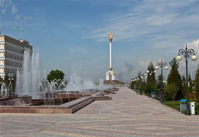 Парк имени Ленина в Душаве