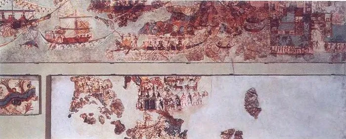 Картографические фотографии и настенные росписи Древней Греции