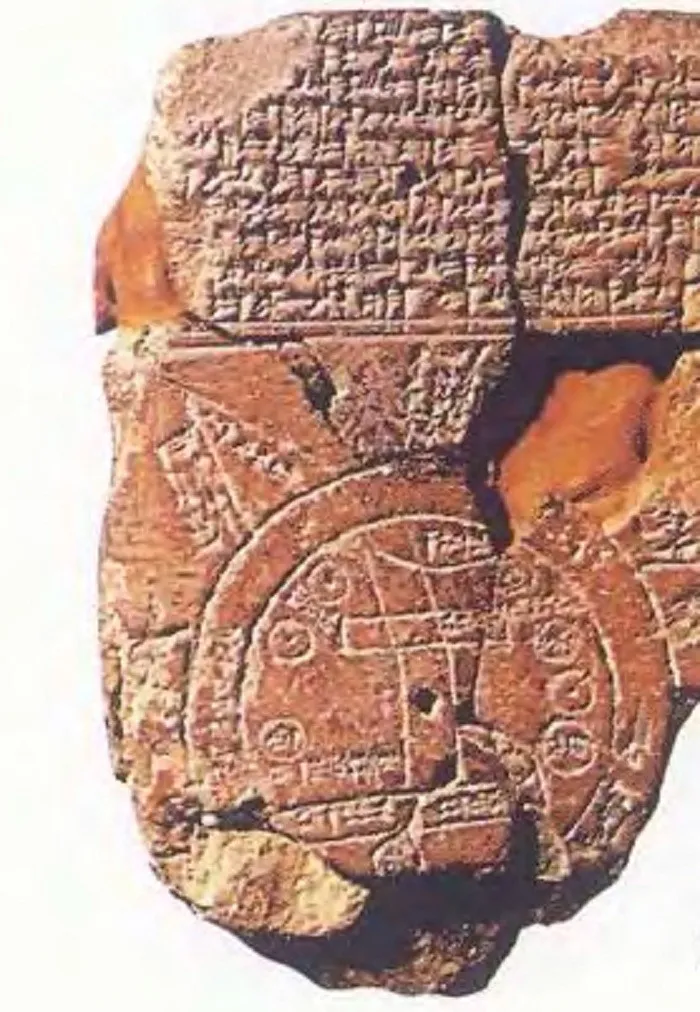 Глиняная карта Вавилонии в мировой фотографии