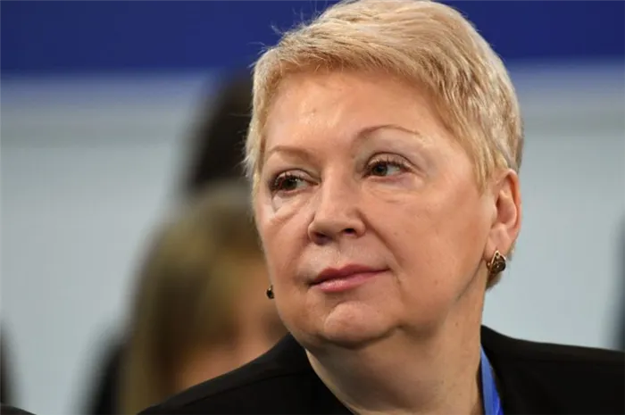 Ольга Васильева, бывший министр образования и науки, заняла пост министра образования.