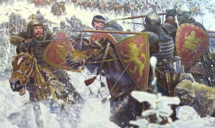 Бортеневская битва в 1317 году.