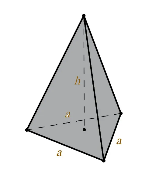 Правильная треугольная пирамида 
