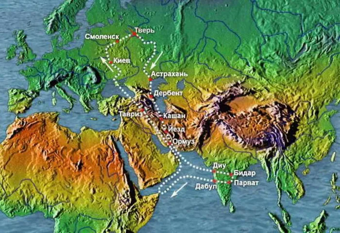 Карта Никитина
