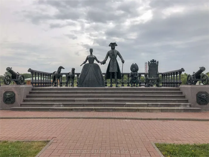 Памятник императорской прогулке в Стрельне, Финский залив