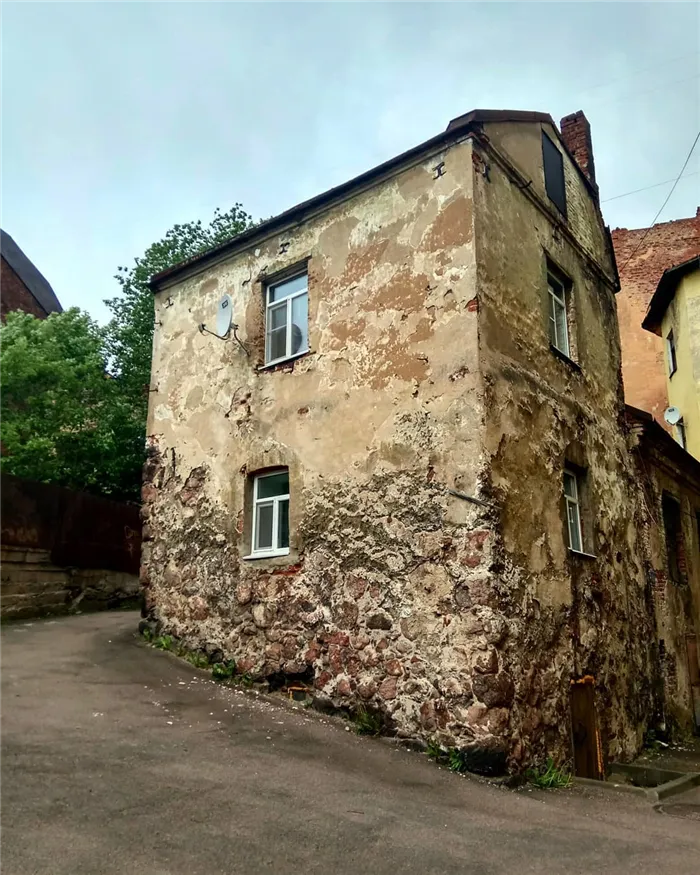 Старые дома в Выборге