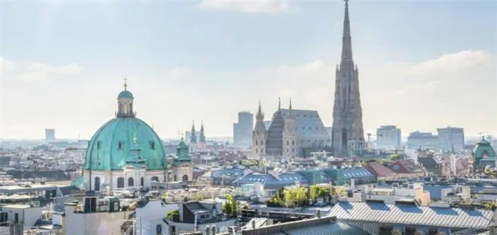 Прекрасная панорама Вены.