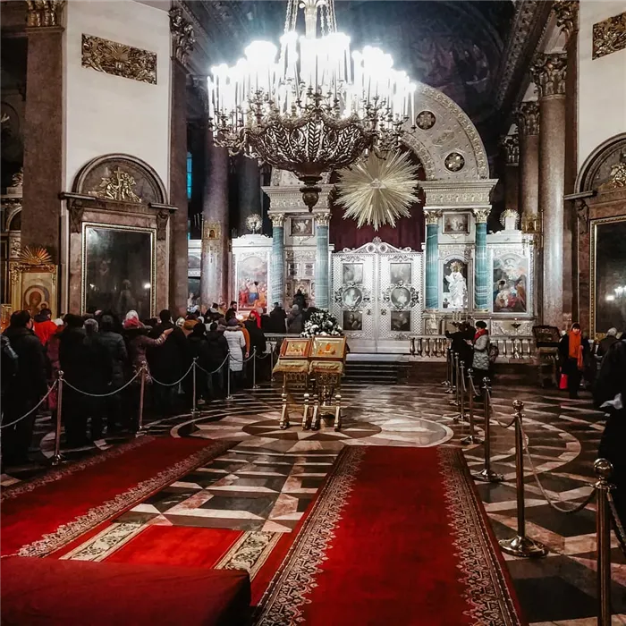 Интерьер Казанского собора