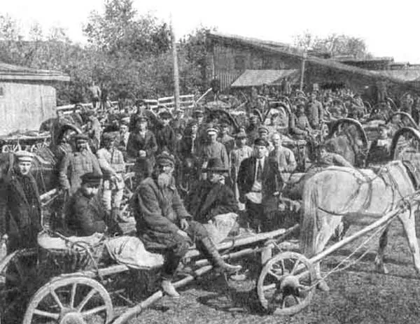 Доставка зерна через Проналос, 1921 год.