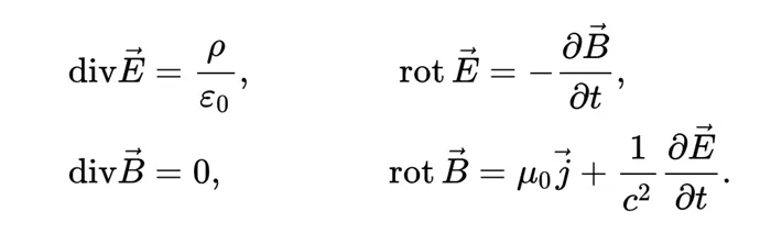 Линейные уравнения Максвелла