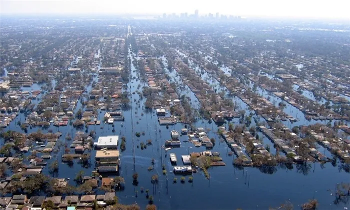 Наводнение в Миссисипи.