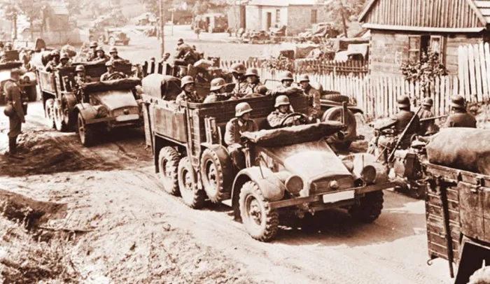 Польская мотострелковая часть вермахта. 1939.