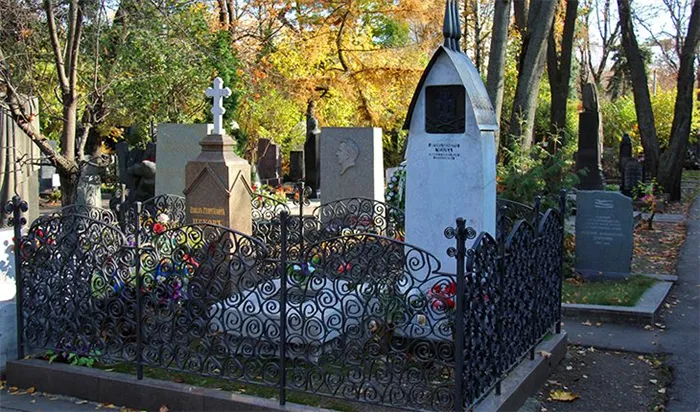 Могила Антона Чехова на Новодевичьем кладбище