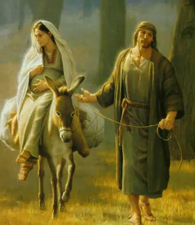 Дева Мария и Иосиф