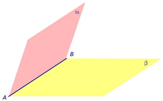 Двугранный угол грани двугранного угла ребро двугранного угла