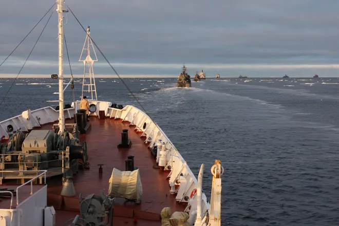 Карское море ВМФ России