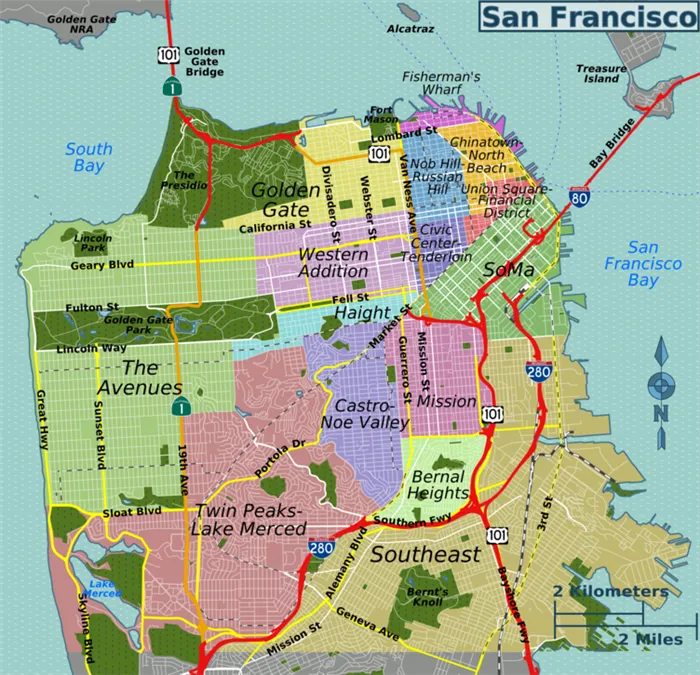 San Francisco districts map.png