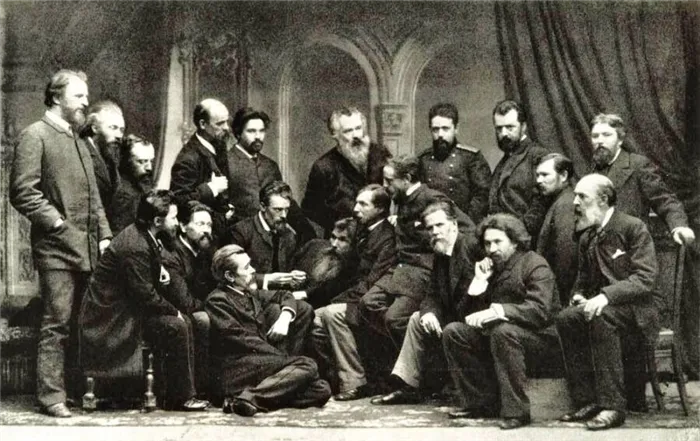 «Передвижники» в 1886 году