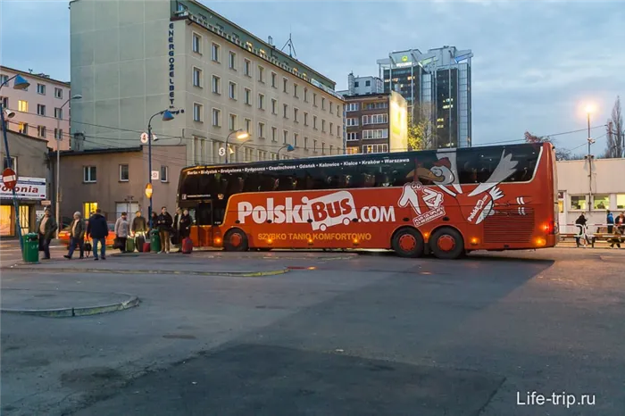 Недорогие польские автобусы Polskibus