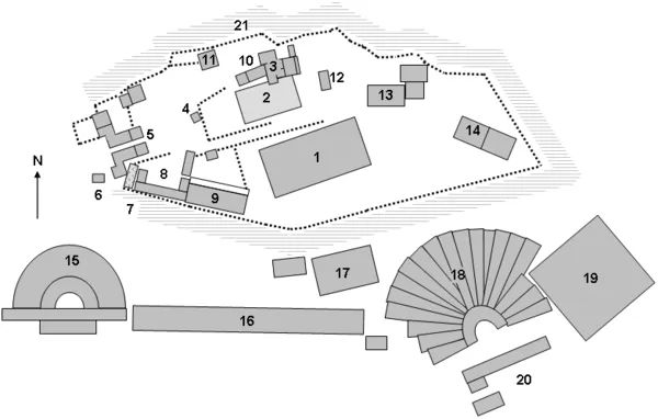 Карта Афин