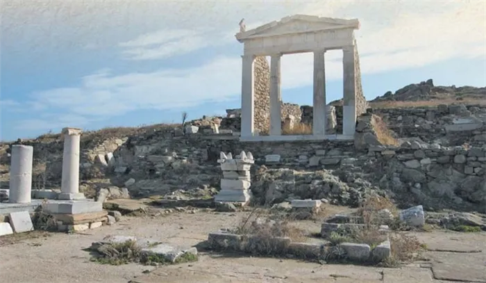 Храм Изиды на Делосе 