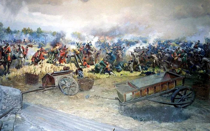 Русская армия в полтавской битве