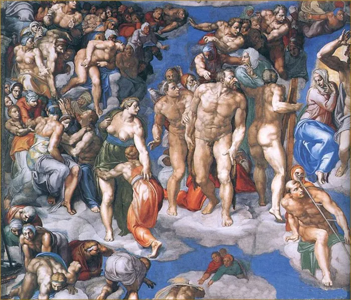Страшный Суд Божий на картине Микеланджело