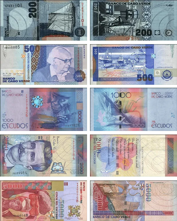 валюта Кабо-Верде - банкноты