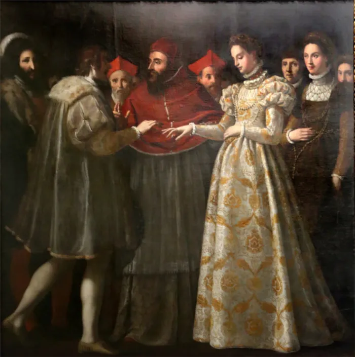 Свадьба Екатерины Медичи с Генрихом II / Музей Уффици, Италия