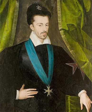 Генрих III на портрете Э. Дюмонтье, ок. 1578 г.