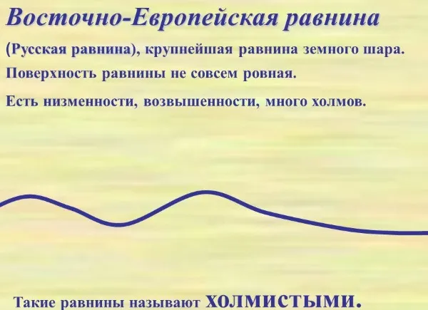 Горы и равнины России. Самые высокие, молодые, крупные, протяженные. Название и описание
