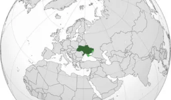 Украина на карте: подробно на русском языке со столицей и городами