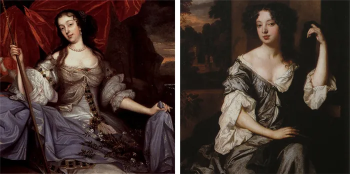 Самые известные любовницы Карла II — Барбара Вильерс и Луиза Керуаль