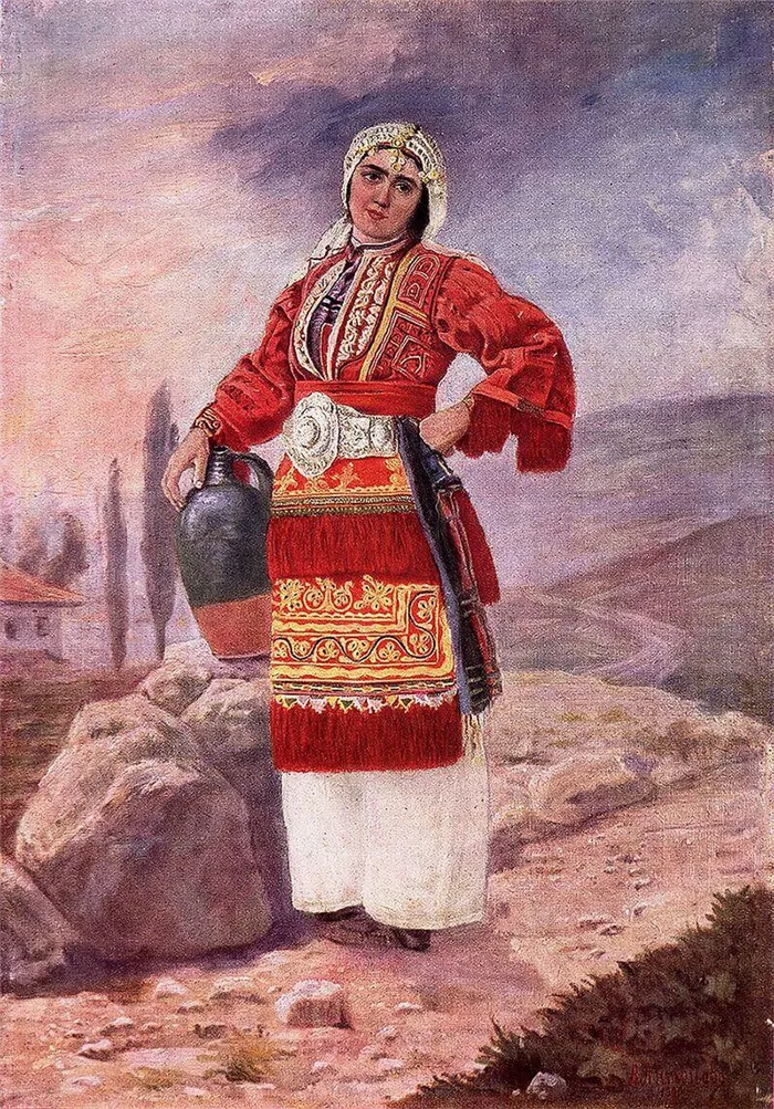 V. Antonoff «Болгарка Западной Македонии», 1906 год