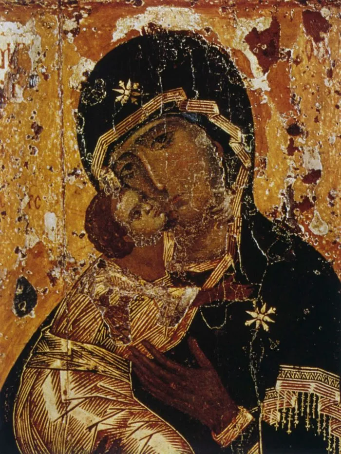 Владимирская икона Божией матери Византия 12 век