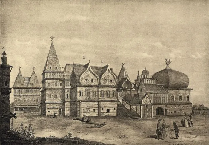 Дворец Алексея Михайловича в Коломенском 17 век