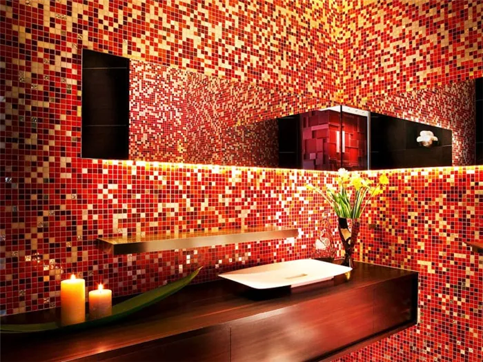 Мозаика – это идеальный вариант для отделки эксклюзивных ванных комнат